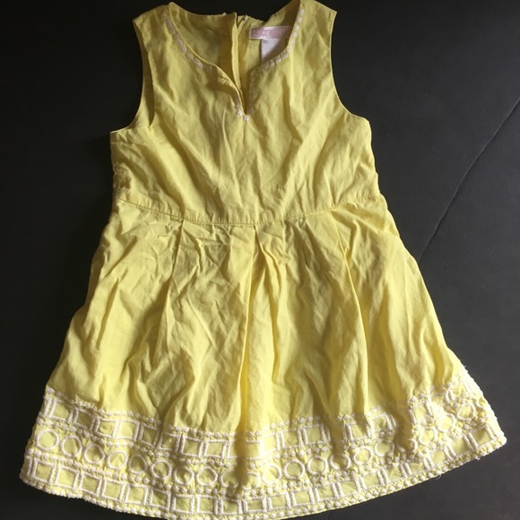 janie and jack yellow dress